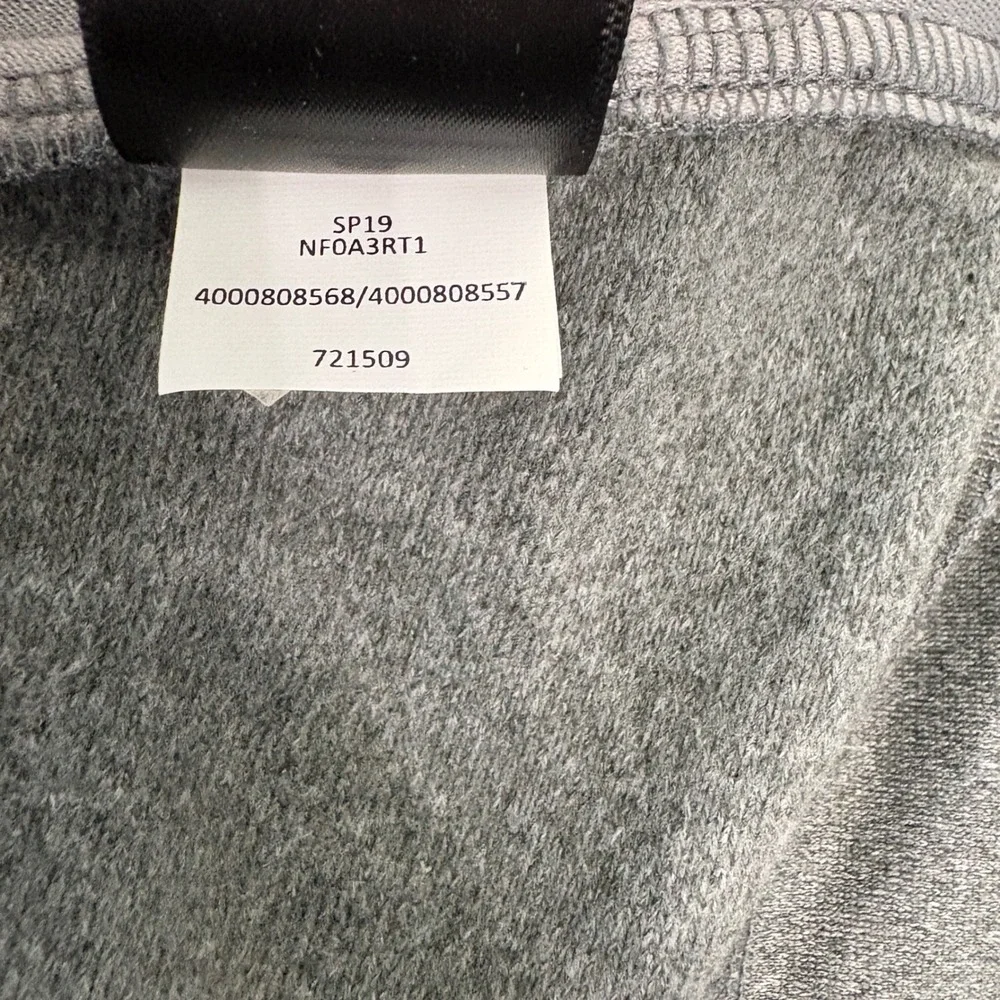 The North Face Jacket Mens XXL Gray Full Zip Fleece NFOA3RT1 Active Outdoor
